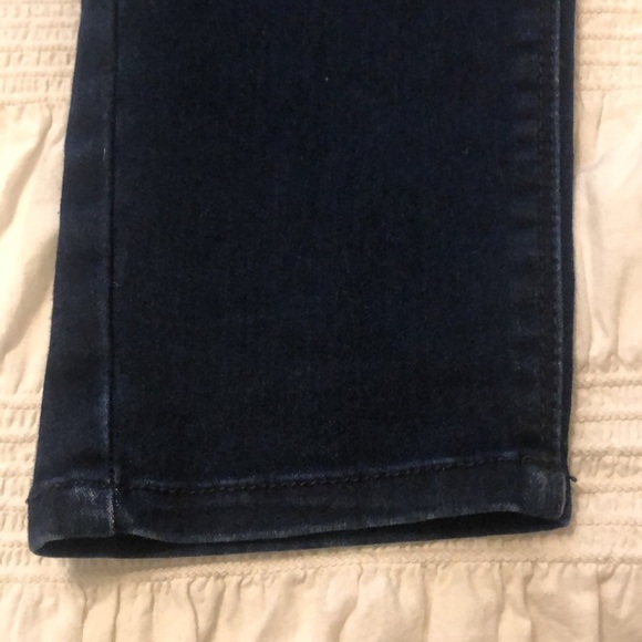 Fire Los Angeles Dark Wash Low Rise Distressed Skinny Jeans Size 5 - Picture 7 of 12